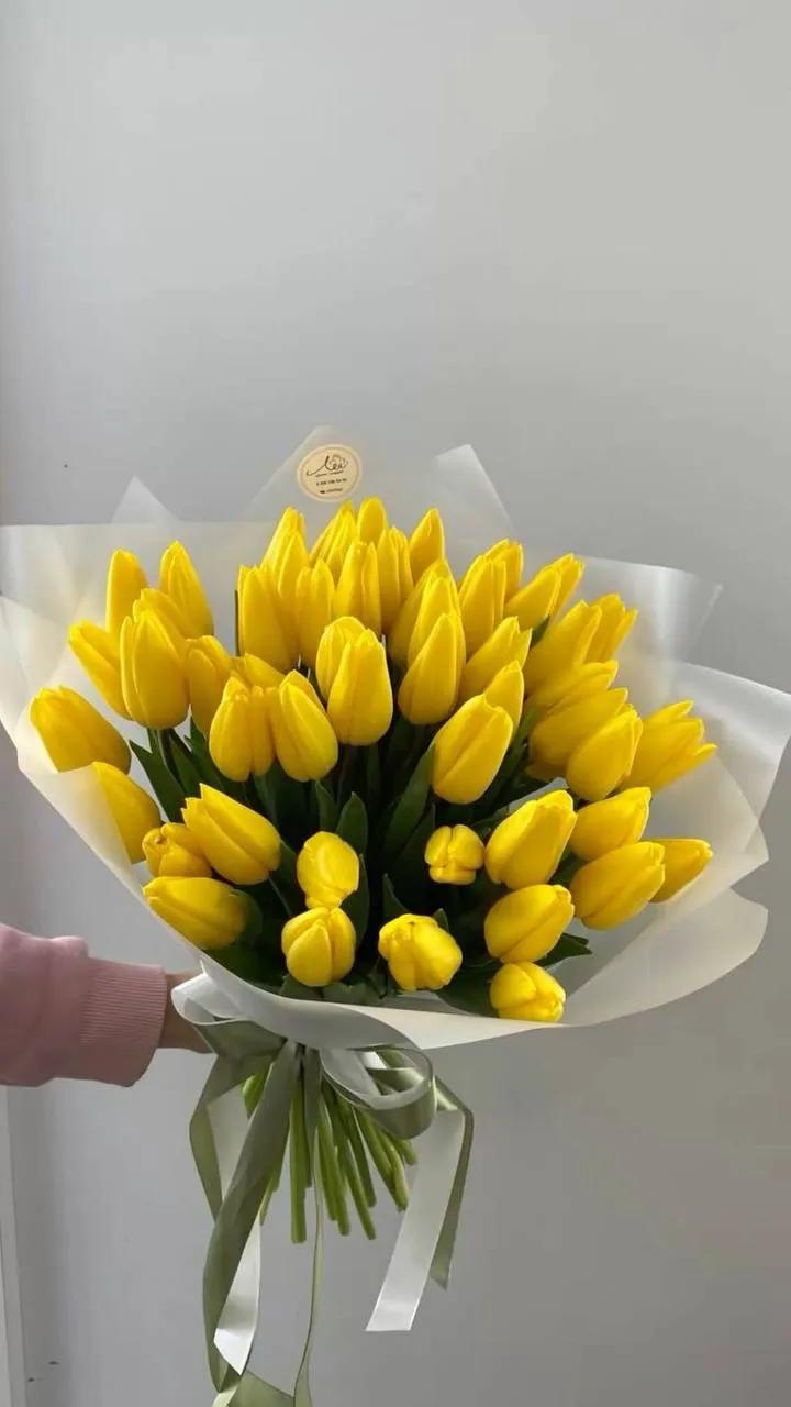 Yellow tulips | ծաղիկներ, ծաղկեպսակներ, բույսեր - առաքում Երևան