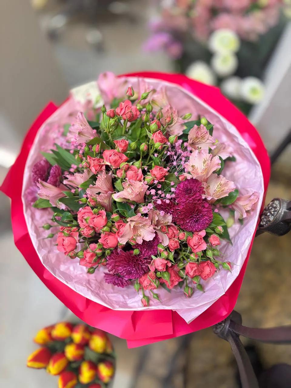 Pink bouquet | ծաղիկներ, ծաղկեպսակներ, բույսեր Երևան