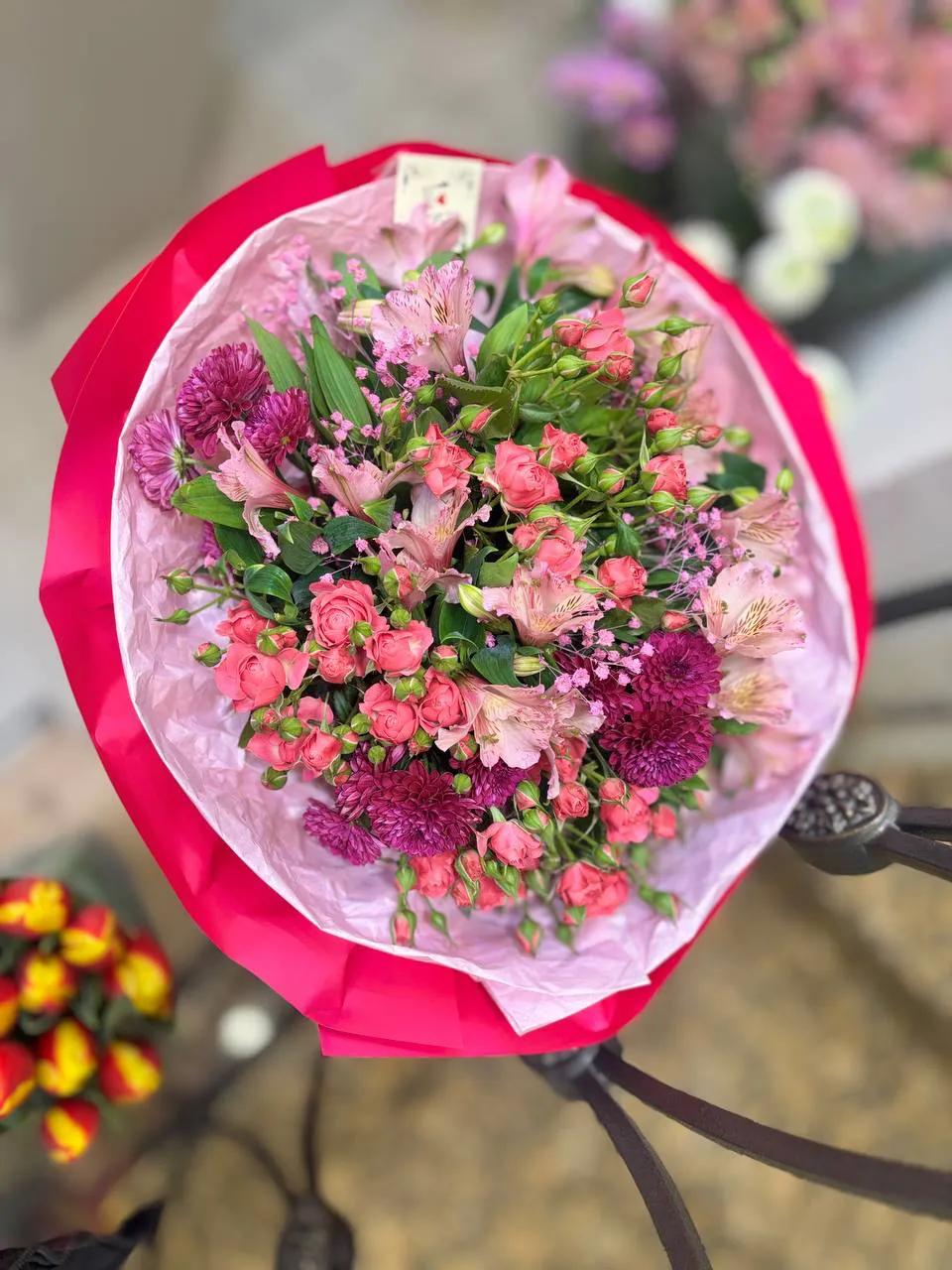 Pink bouquet | ծաղիկներ, ծաղկեպսակներ, բույսեր Երևան