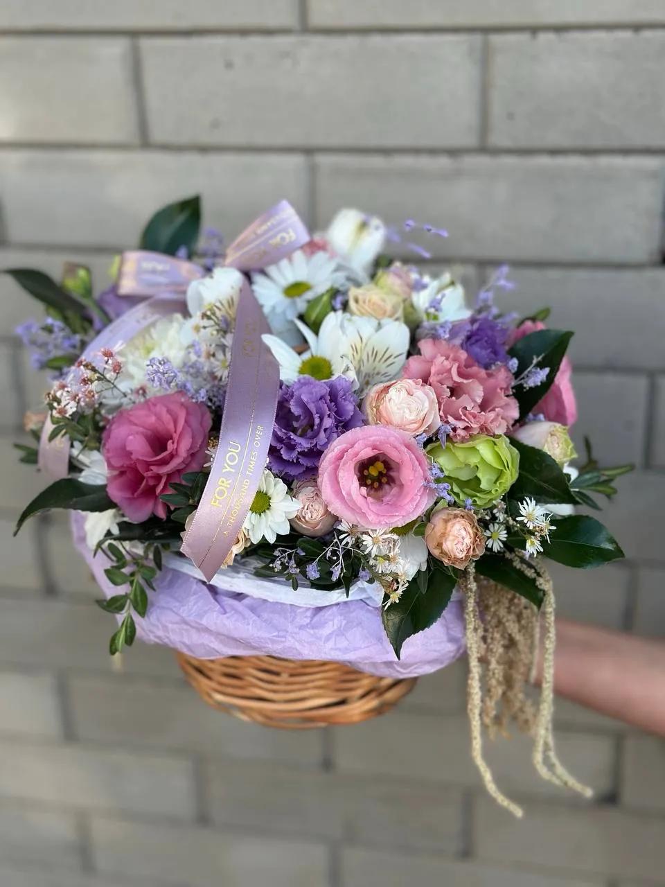 Creative basket | ծաղիկներ, ծաղկեպսակներ, բույսեր - առաքում Երևան