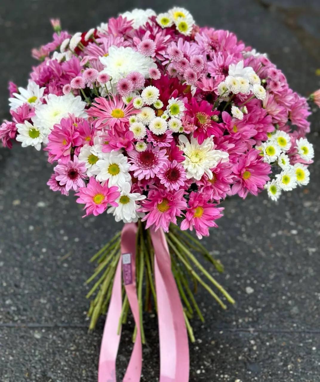 Bunch of chrysanthemums | ծաղիկներ, ծաղկեպսակներ, բույսեր Երևան