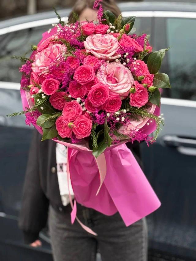 Pink bouquet | ծաղիկներ, ծաղկեպսակներ, բույսեր - առաքում Երևան