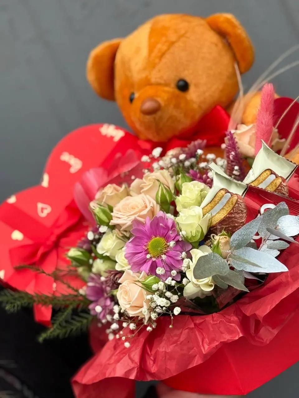 коробочка "микс" | ծաղիկներ, ծաղկեպսակներ, բույսեր Երևան
