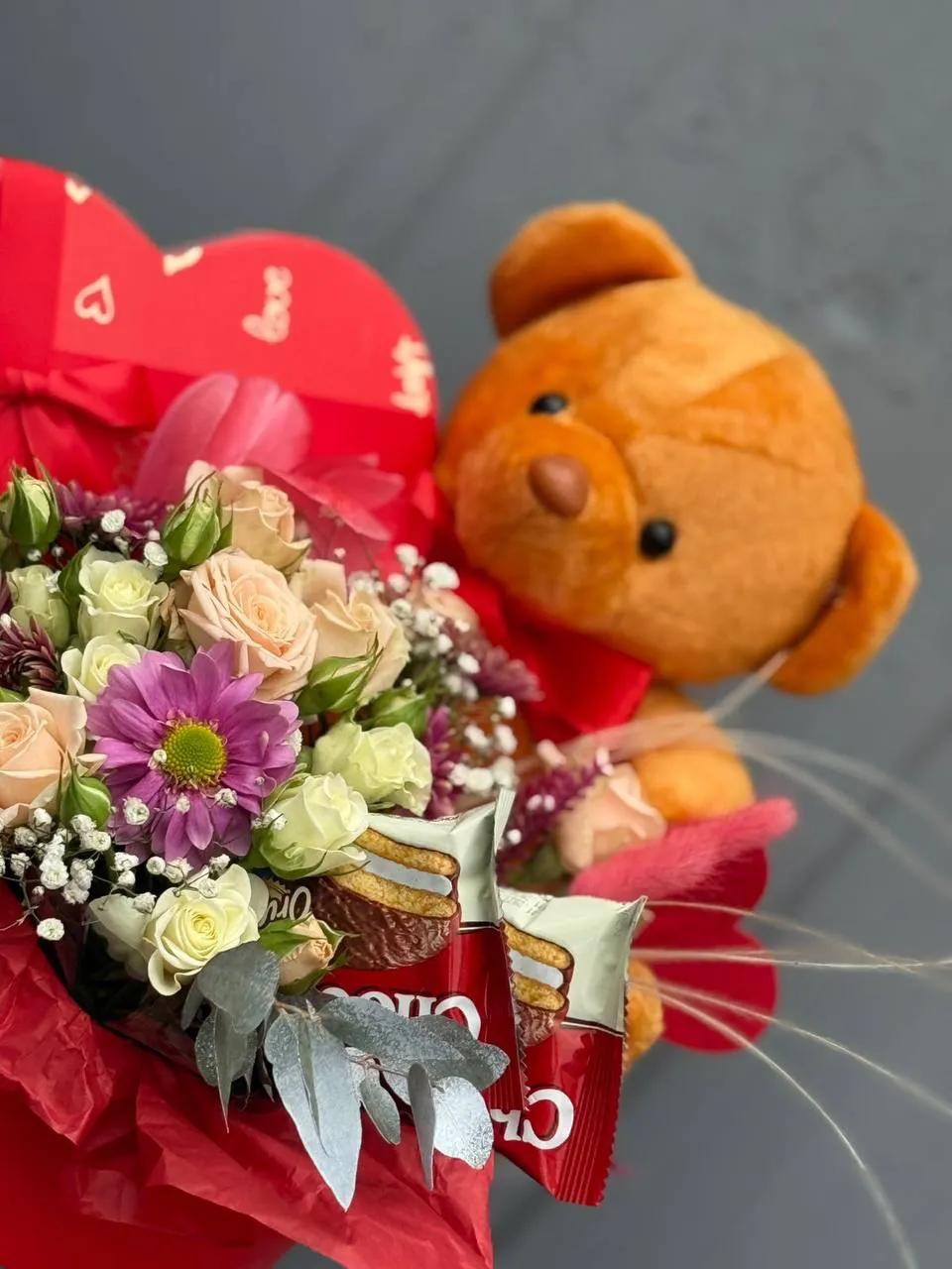 коробочка "микс" | ծաղիկներ, ծաղկեպսակներ, բույսեր Երևան